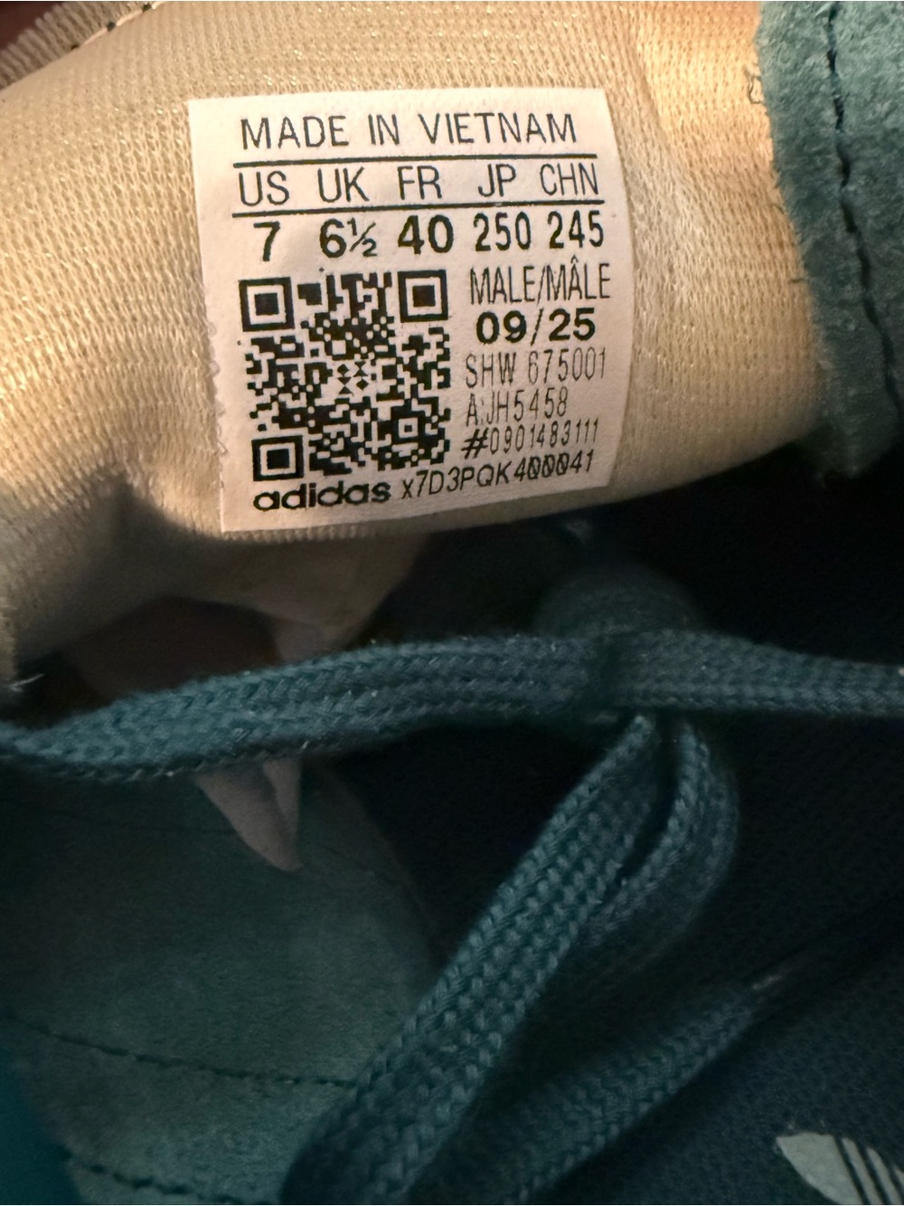 NEW adidas Men’s BRMD Originals Mystery Green/Tactile Green with Gum Sole size 7 - Picture 5 of 6